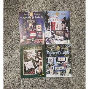 Mill Hill Counted Cross Stitch Christmas Pattern Books